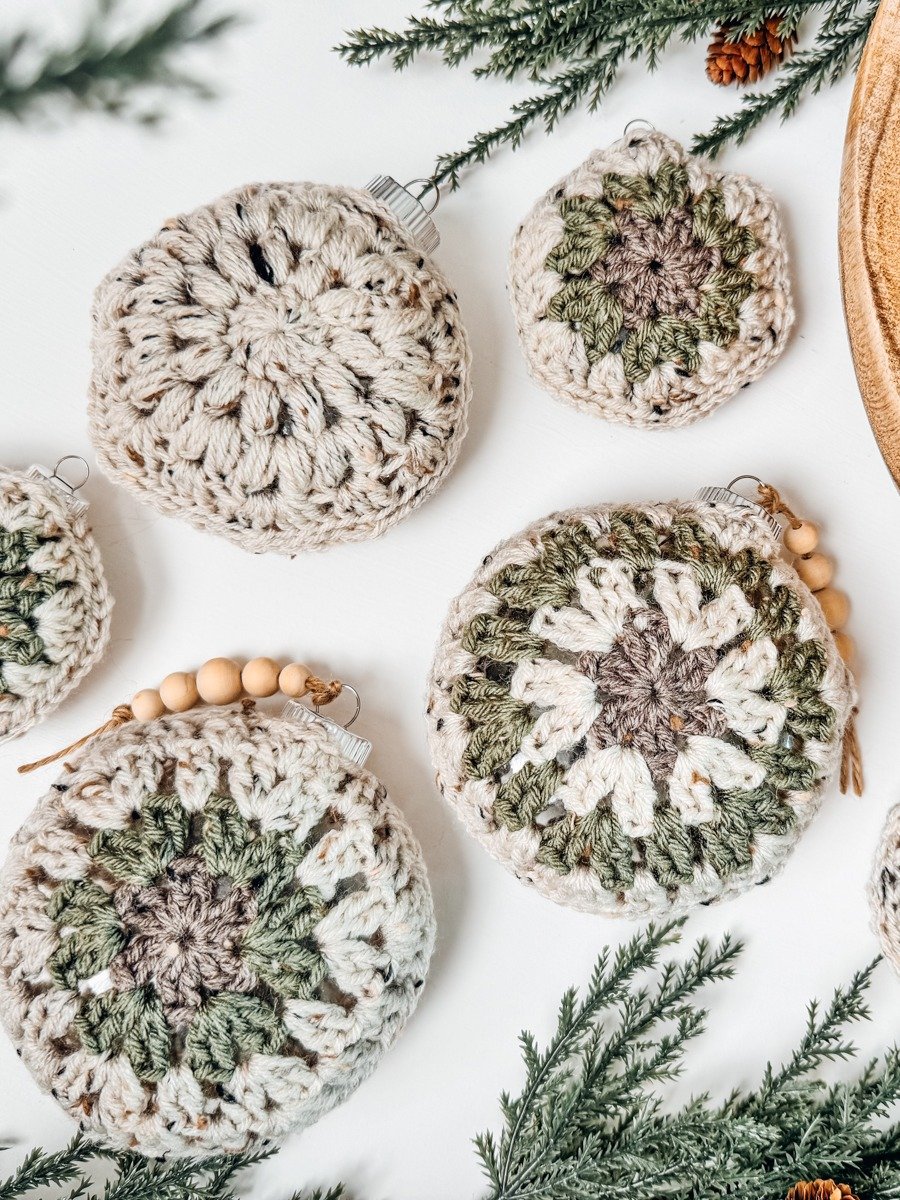 Granny Crochet Hexagon Bauble Ornament Tutorial product image (4)