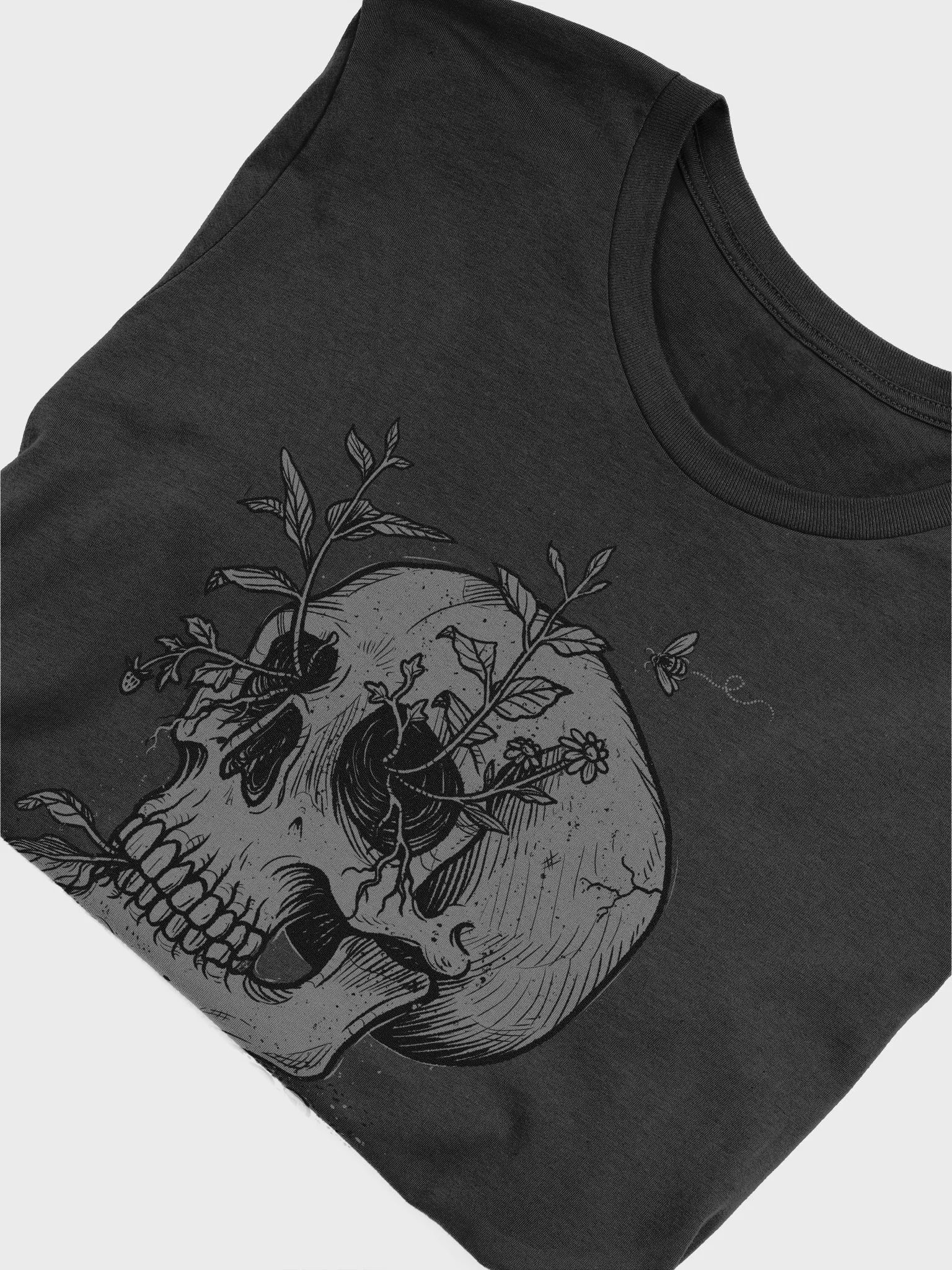 Vegan till Death - black & gray print tee product image (3)
