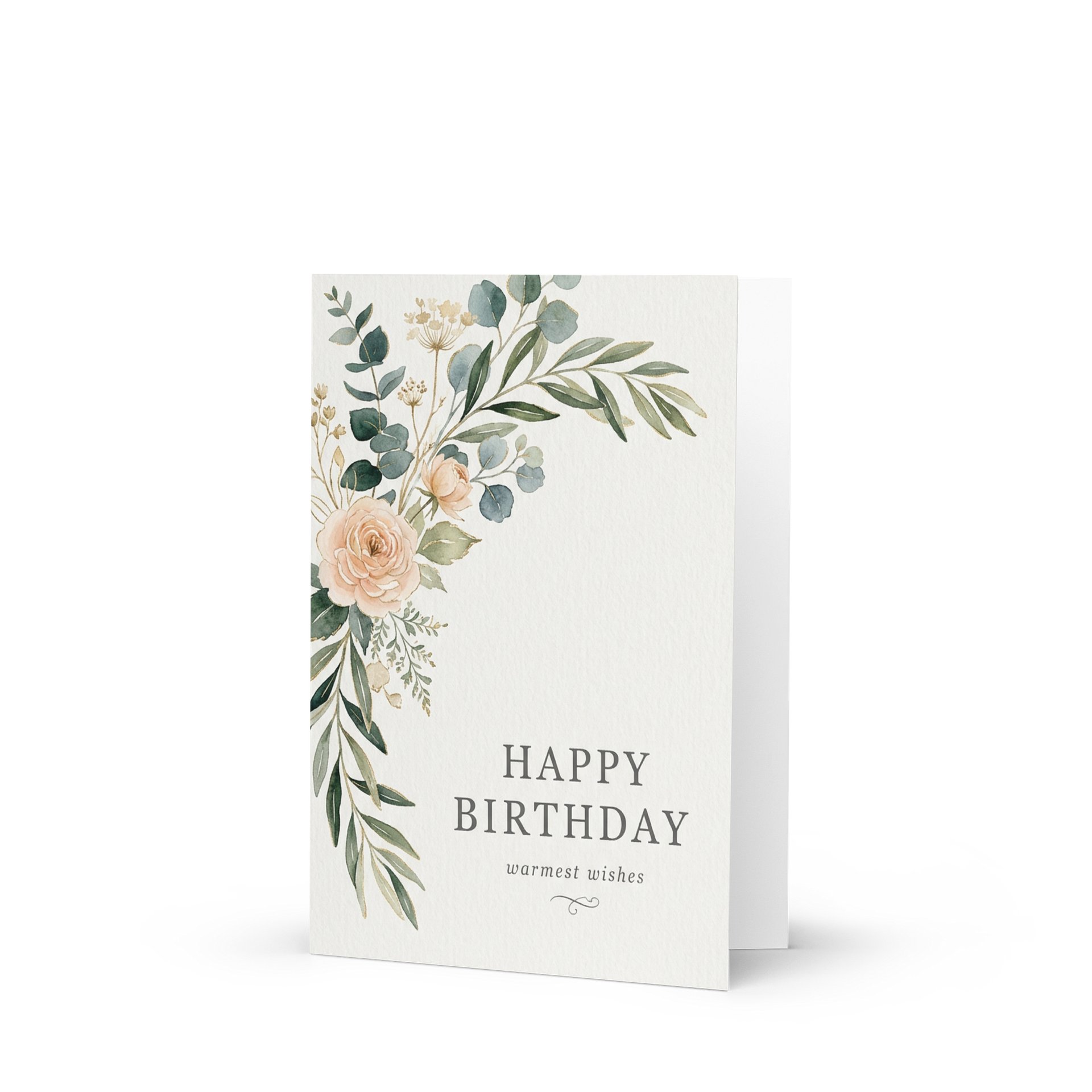 Elegant Floral Birthday Card product image (1)