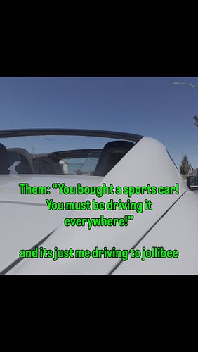 Yall can debate amongst yourselves on whether it is or isnt. 
.
#mx5 #miata #mazda #jollibee