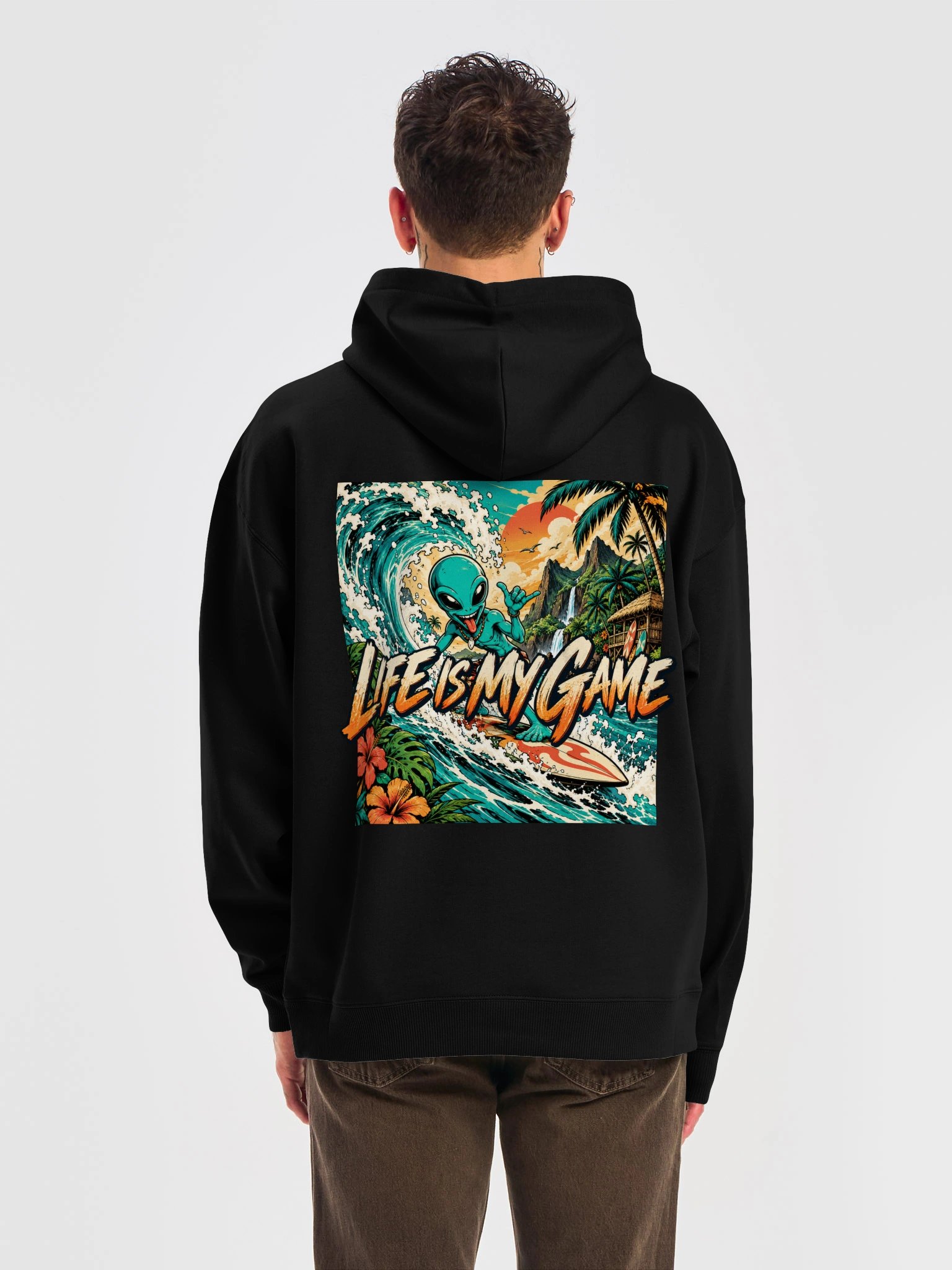 Life Is My Game — Local Alien Unisex Hoodie product image (4)