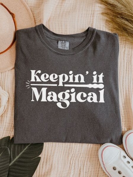 Keeping it Magical Vintage Minimalist Cozy Shirt product image (2)