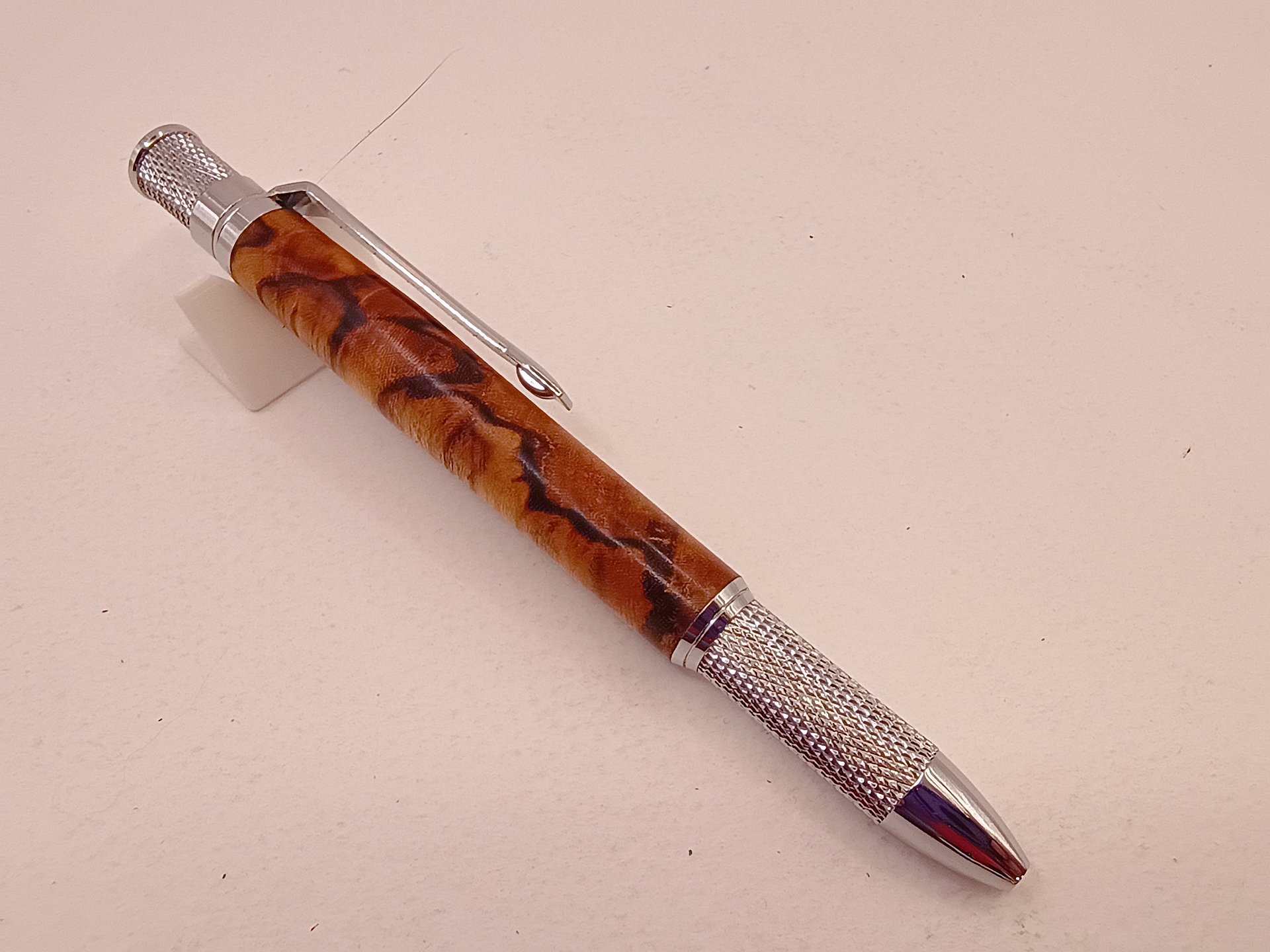 Knurl Pen – Natural Burl Edition product image (1)