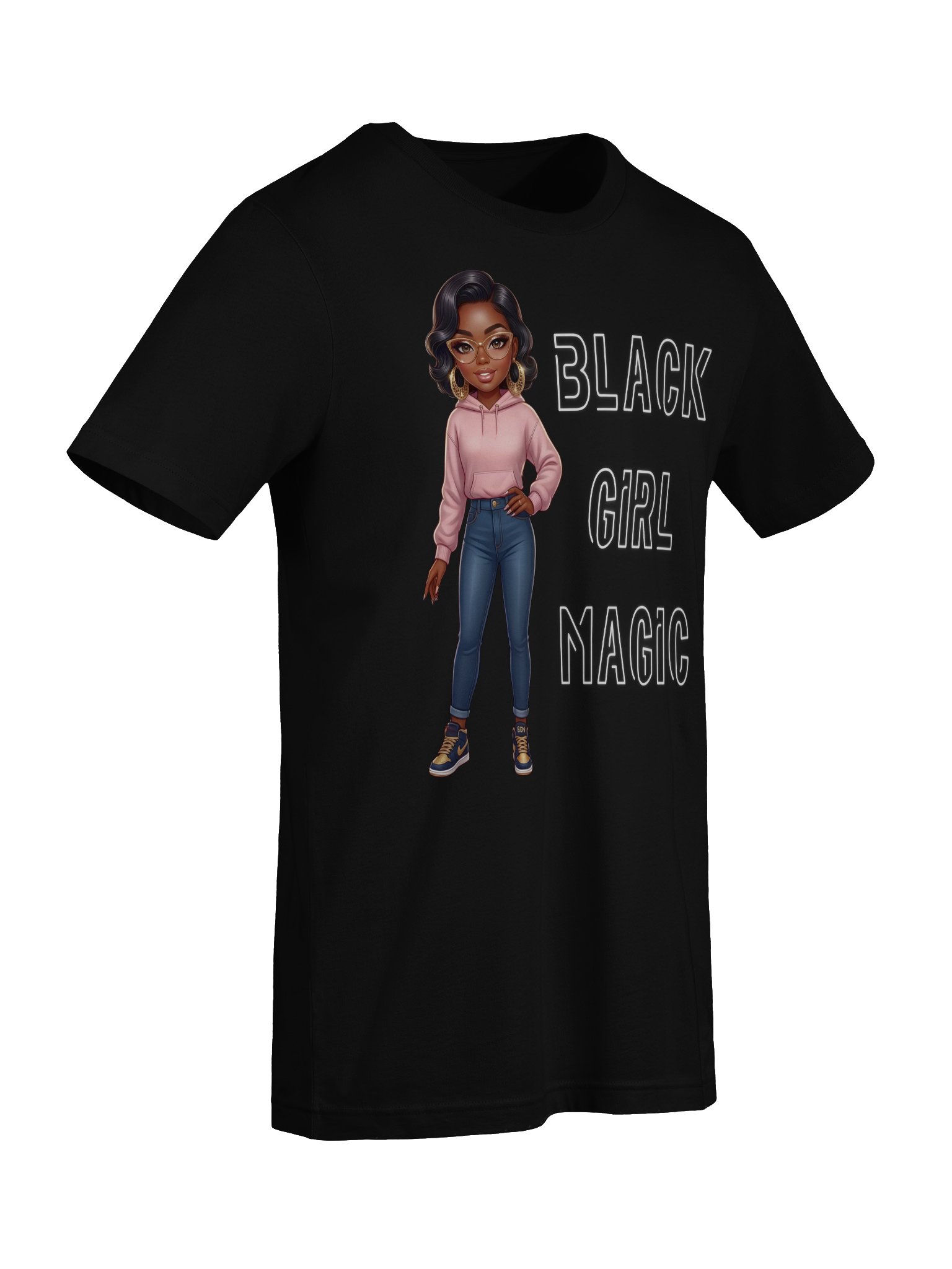 Black Girl Magic Illustrated T-Shirt product image (9)