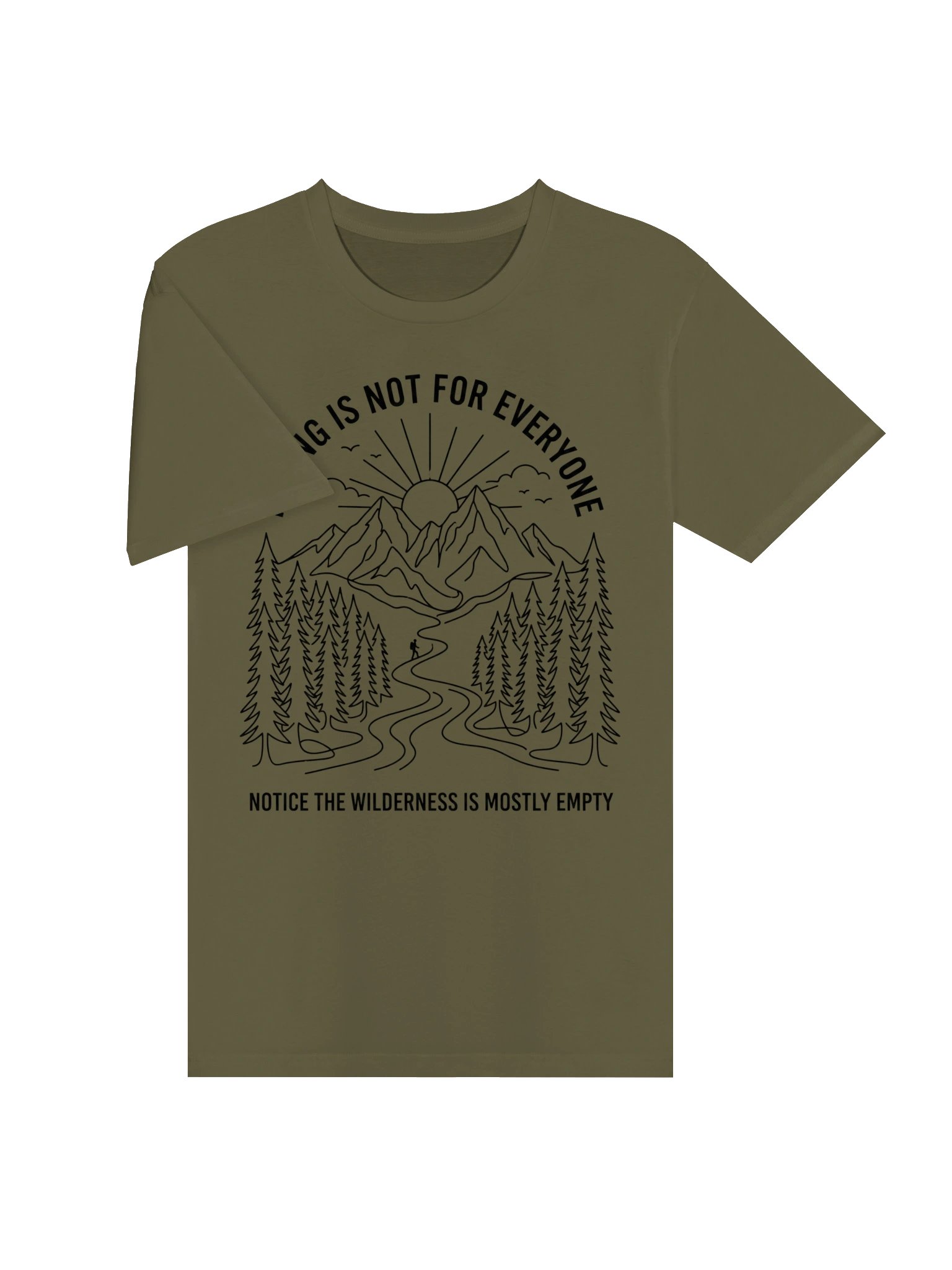 Hiking Mountain Tee | Funny Wilderness Nature Shirt product image (13)