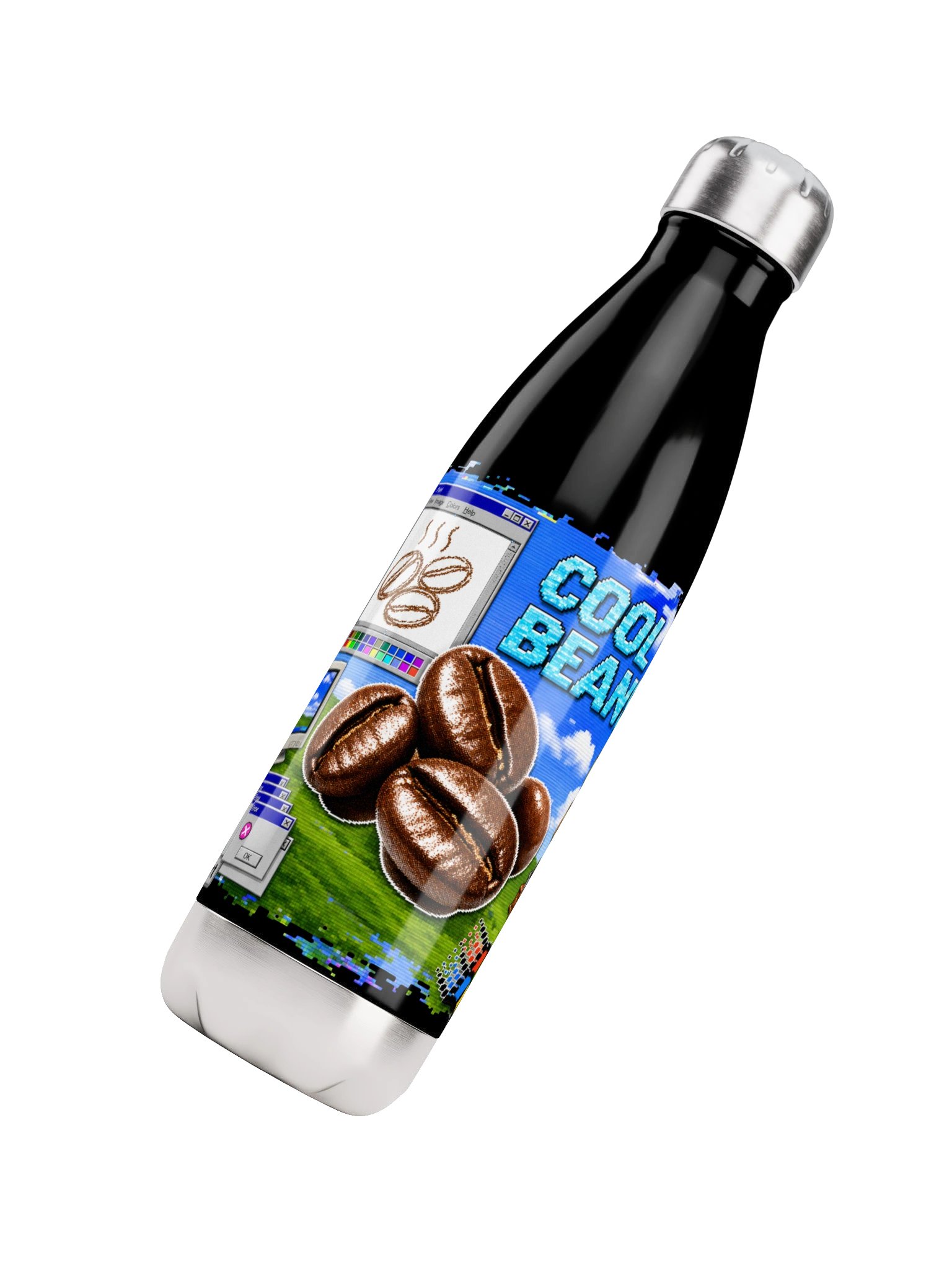 Cool Beans Retro Coffee Water Bottle product image (4)