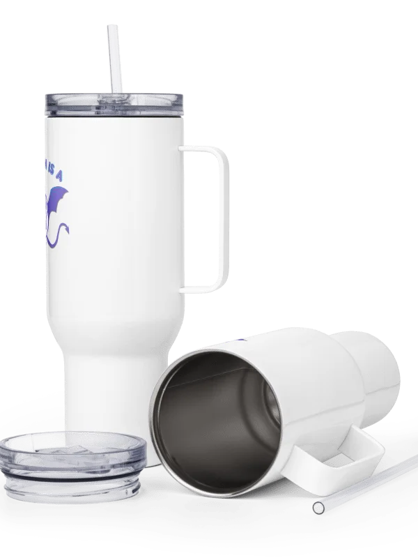 "My Demon is a Cinnamon Roll" Tumbler - Lilac text product image (5)