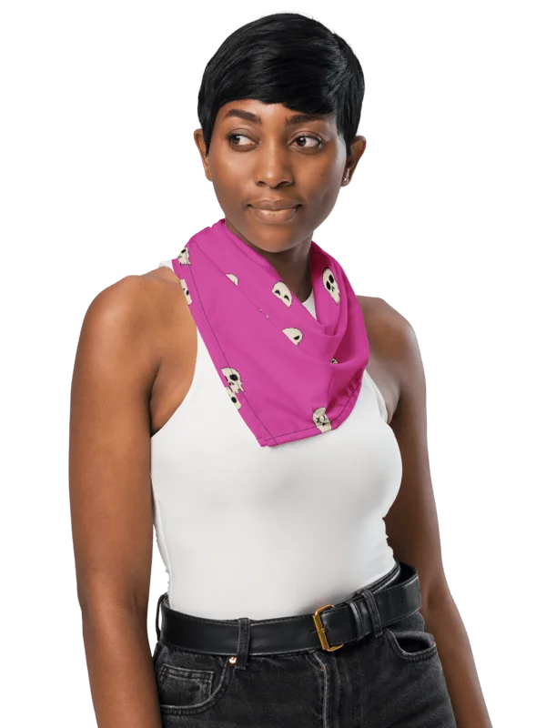Skully Bandana (pink) product image (7)