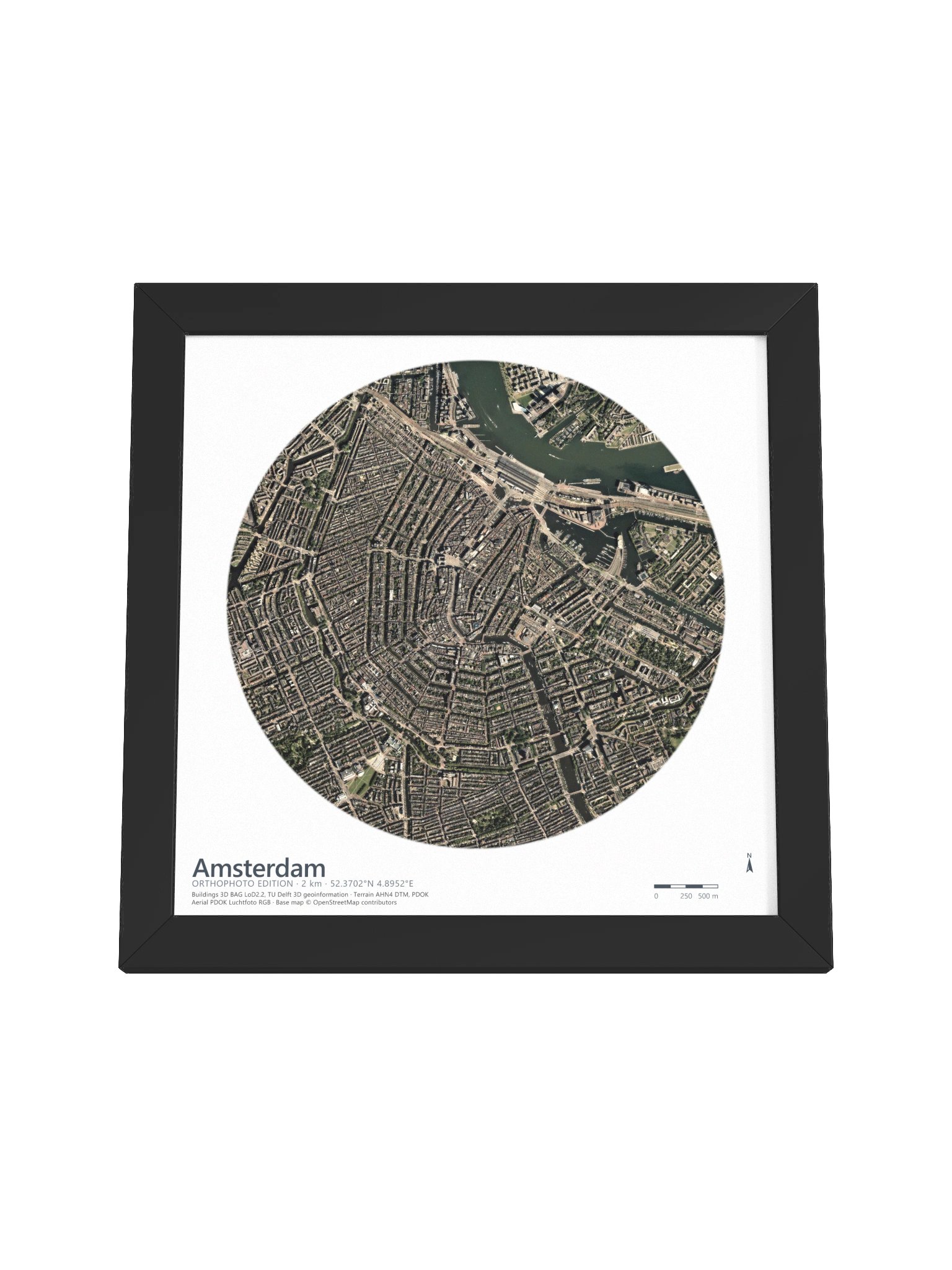 Amsterdam: 3D Aerial City Map product image (4)