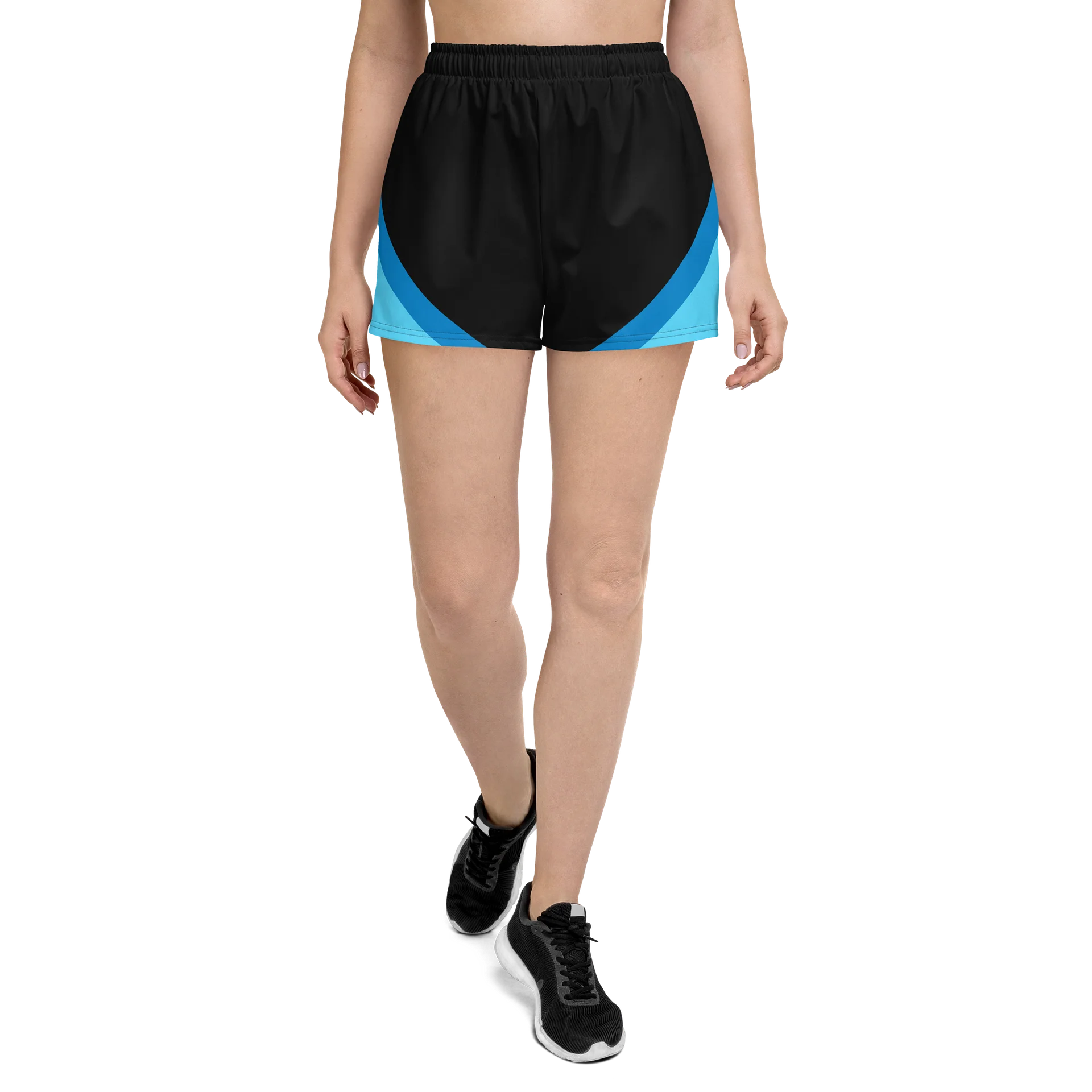 Smashley Fitness - Women's Athletic Shorts in Blue product image (2)