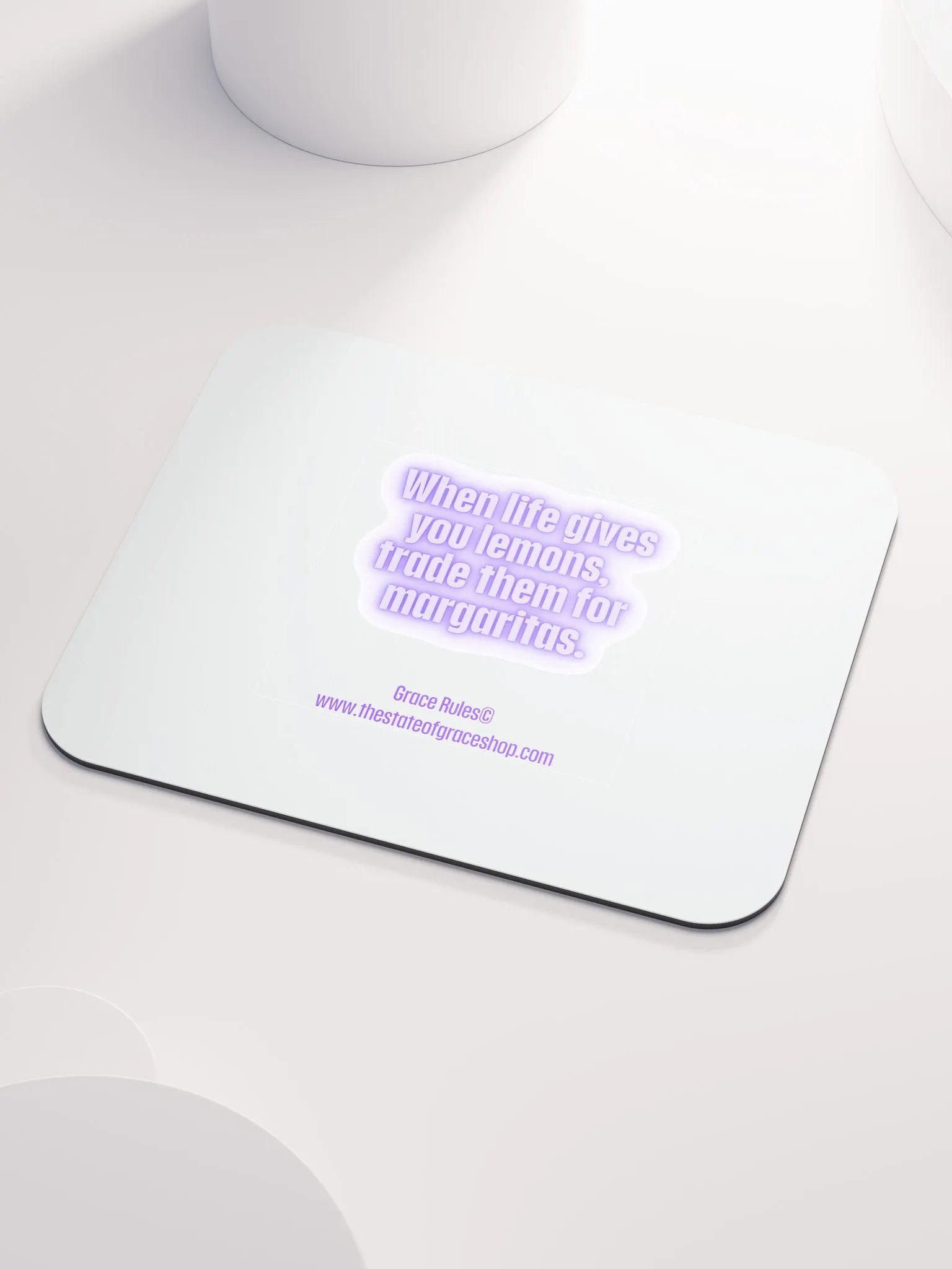 FUNNY DESK MATS 4 U “When life gives you lemons, trade them for margaritas.” product image (3)