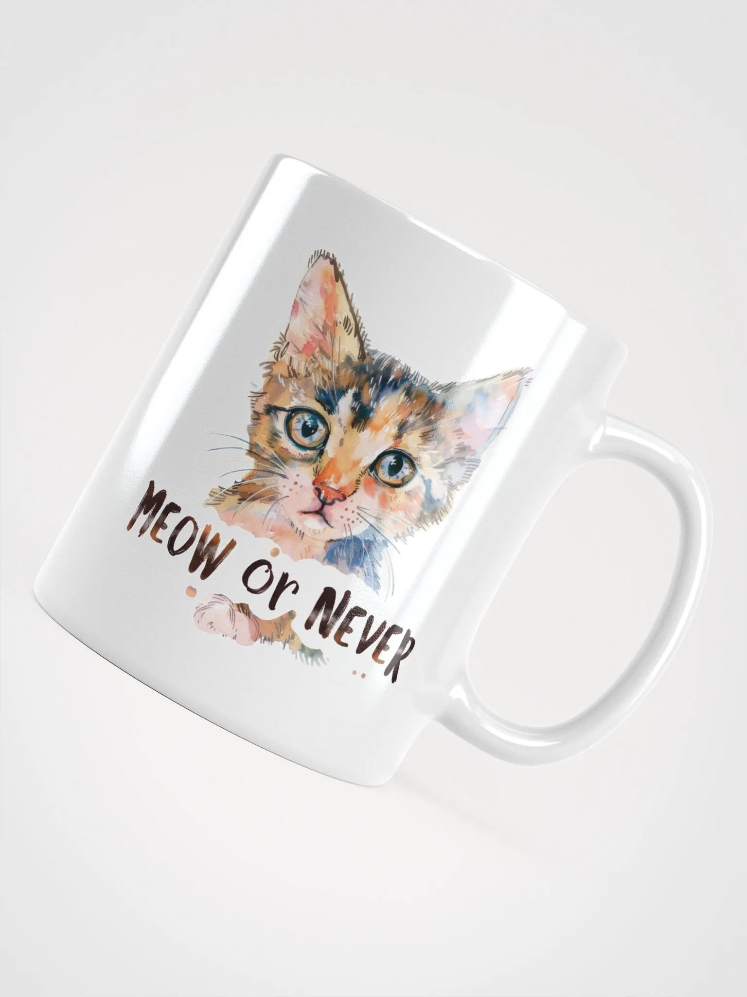 Meow or Never Kitten Mug product image (6)