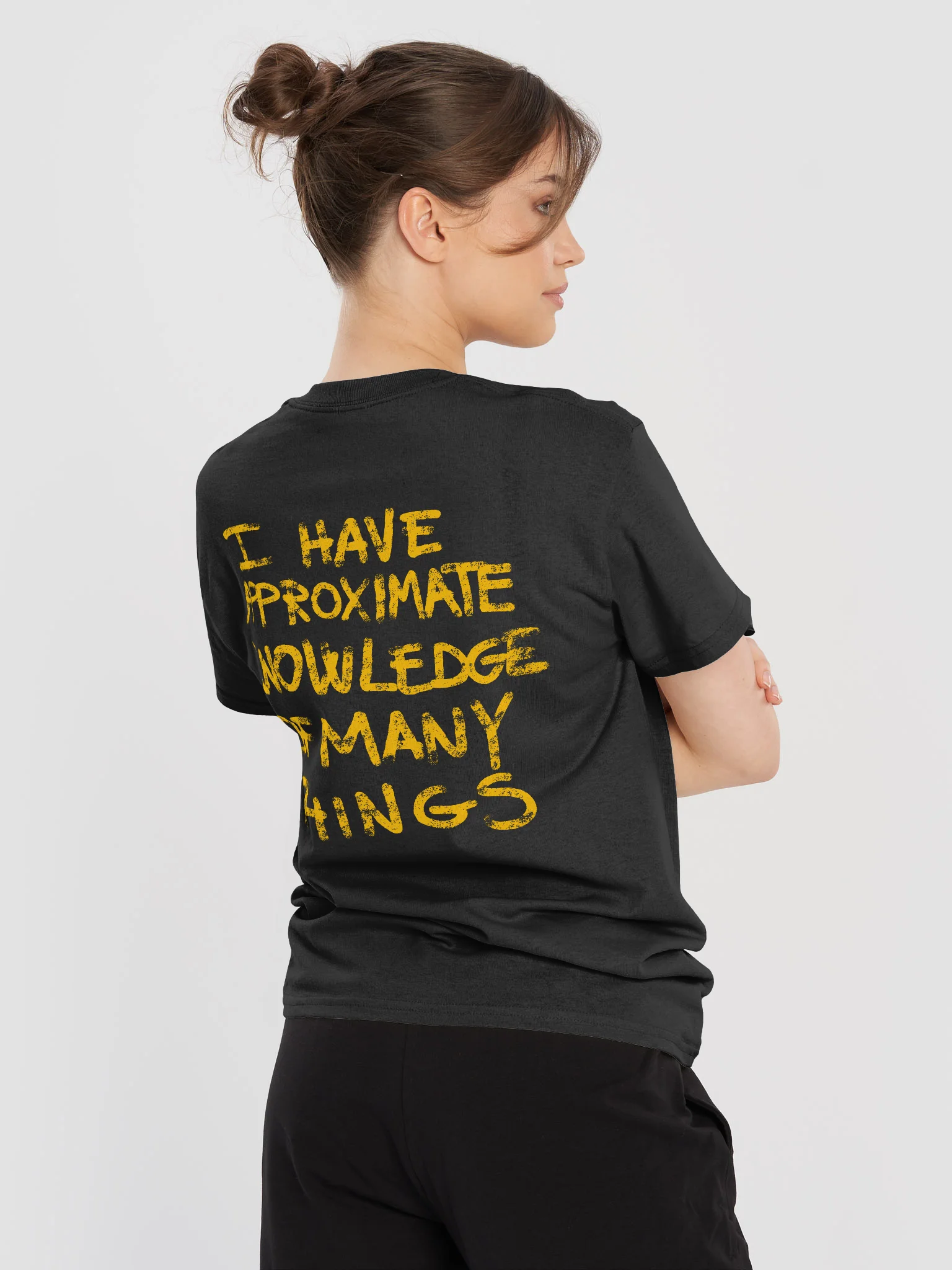 Demon Cat With Text on the Back Classic T-Shirt Multicolor product image (7)