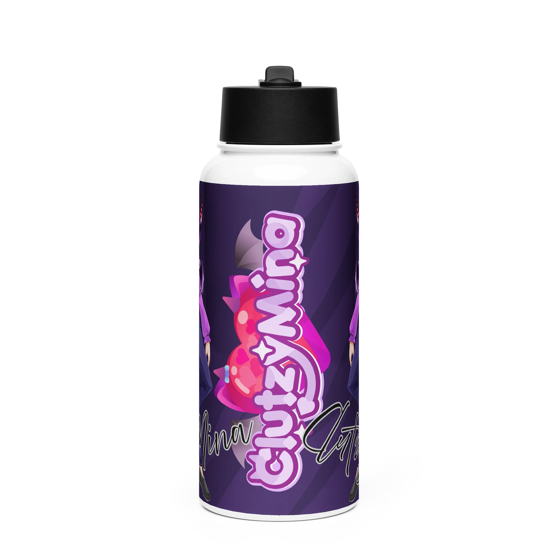 ClutzyMina Anime Glow Water Bottle product image (1)