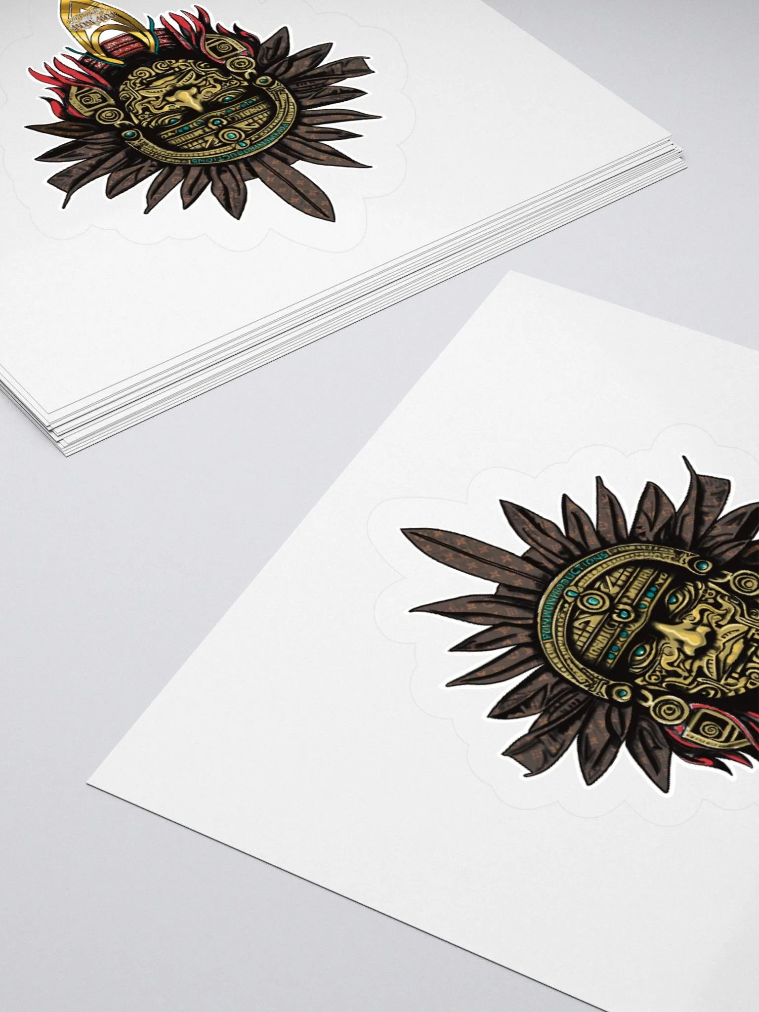 PowWow Head Sticker product image (4)
