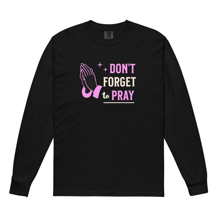 Pray Without Ceasing Long Sleeve Shirt product image (2)
