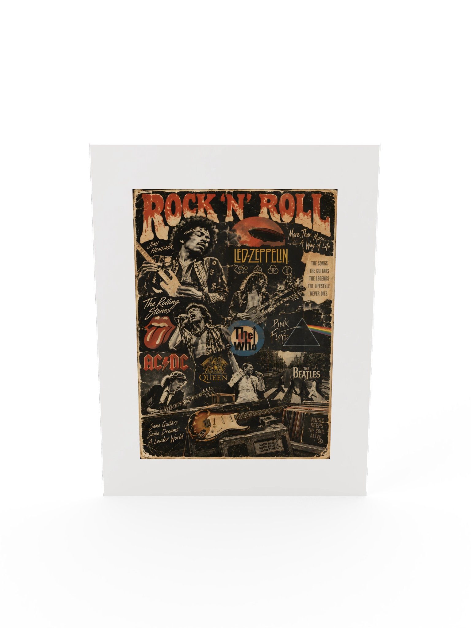 ROCK ’N’ ROLL FOREVER — Legends of the GOLDEN Era | Vintage Music Art Print 💎 product image (10)