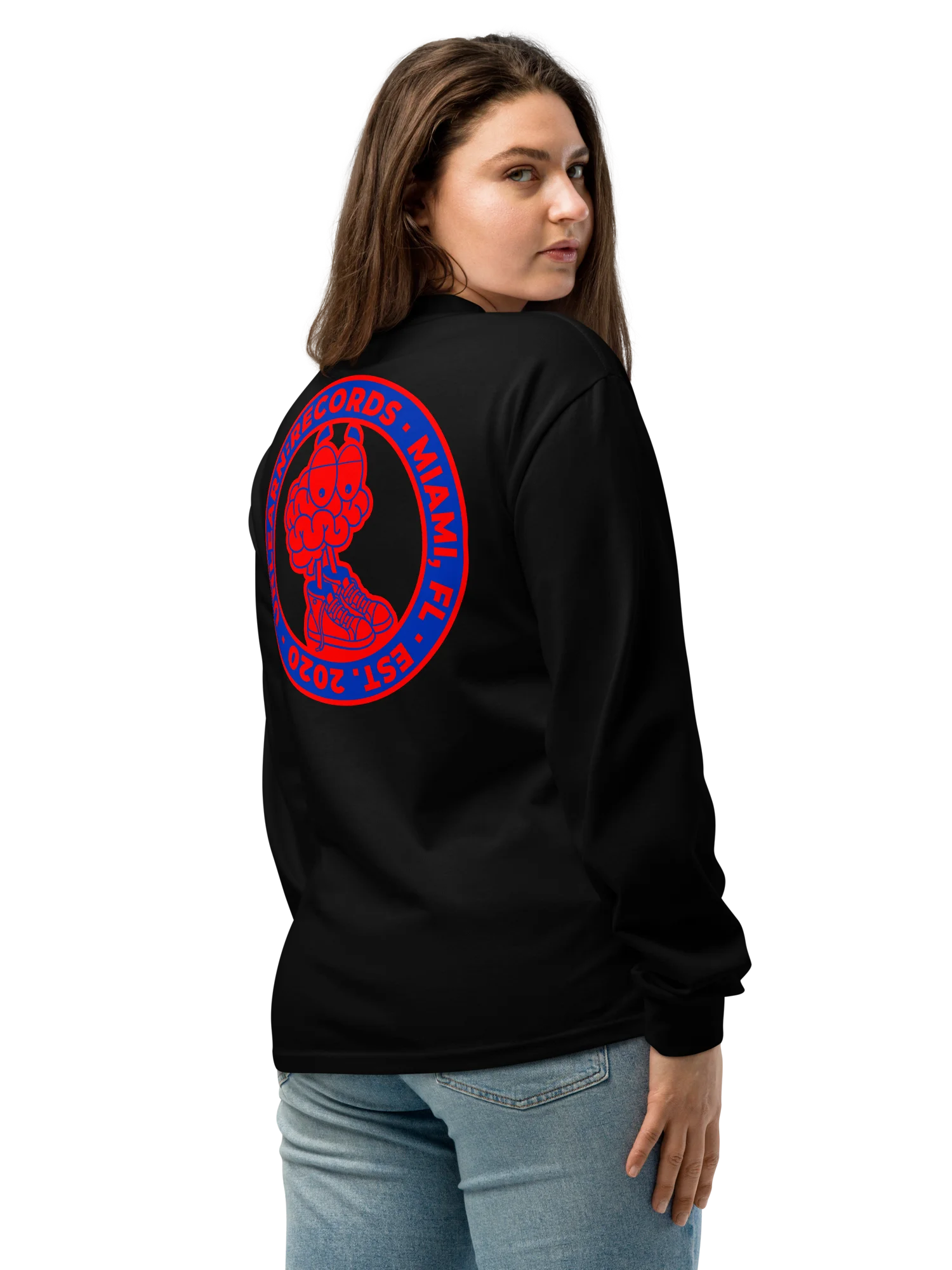 Brain Long Sleeve Tee: Dark product image (4)