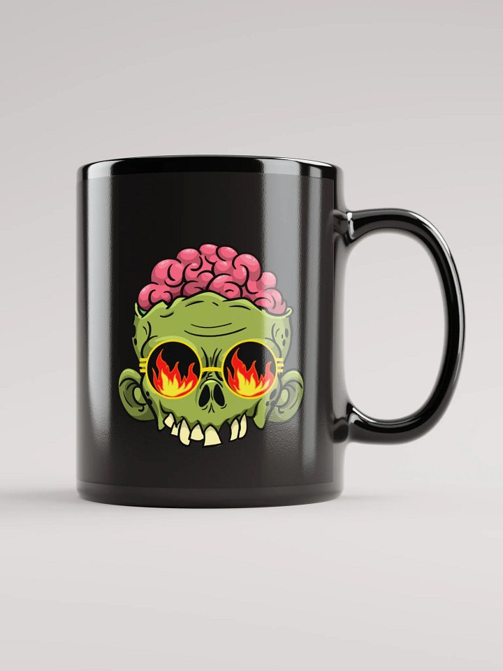 No Brainer Black Mug product image (1)