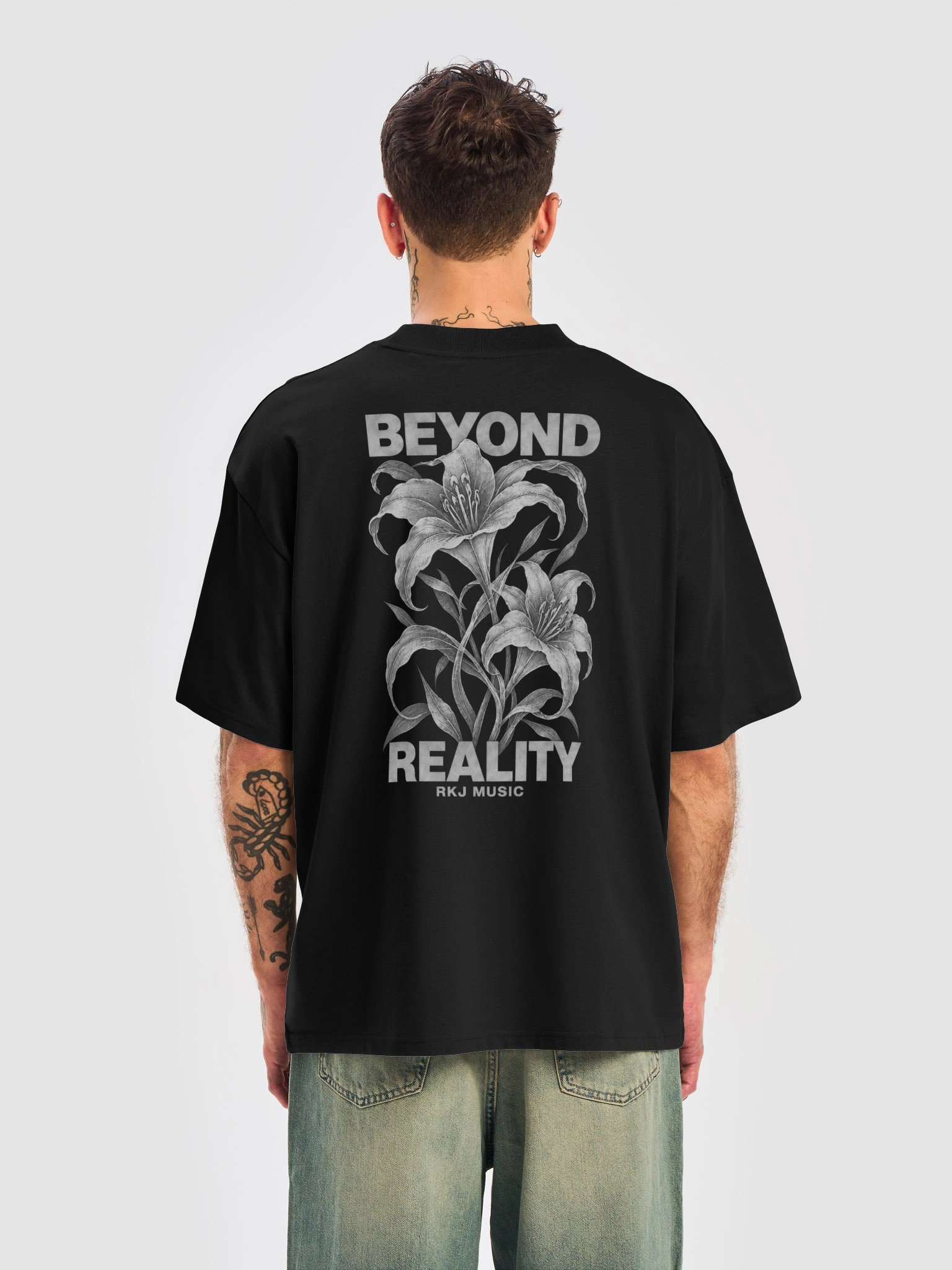 Midnight Bloom — Organic Oversized Tee product image (6)