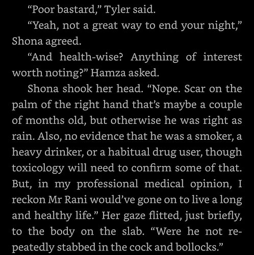 Found this screenshot in my camera roll. I must’ve been pleased with this scene. Anyone know what book it’s from (because I d...