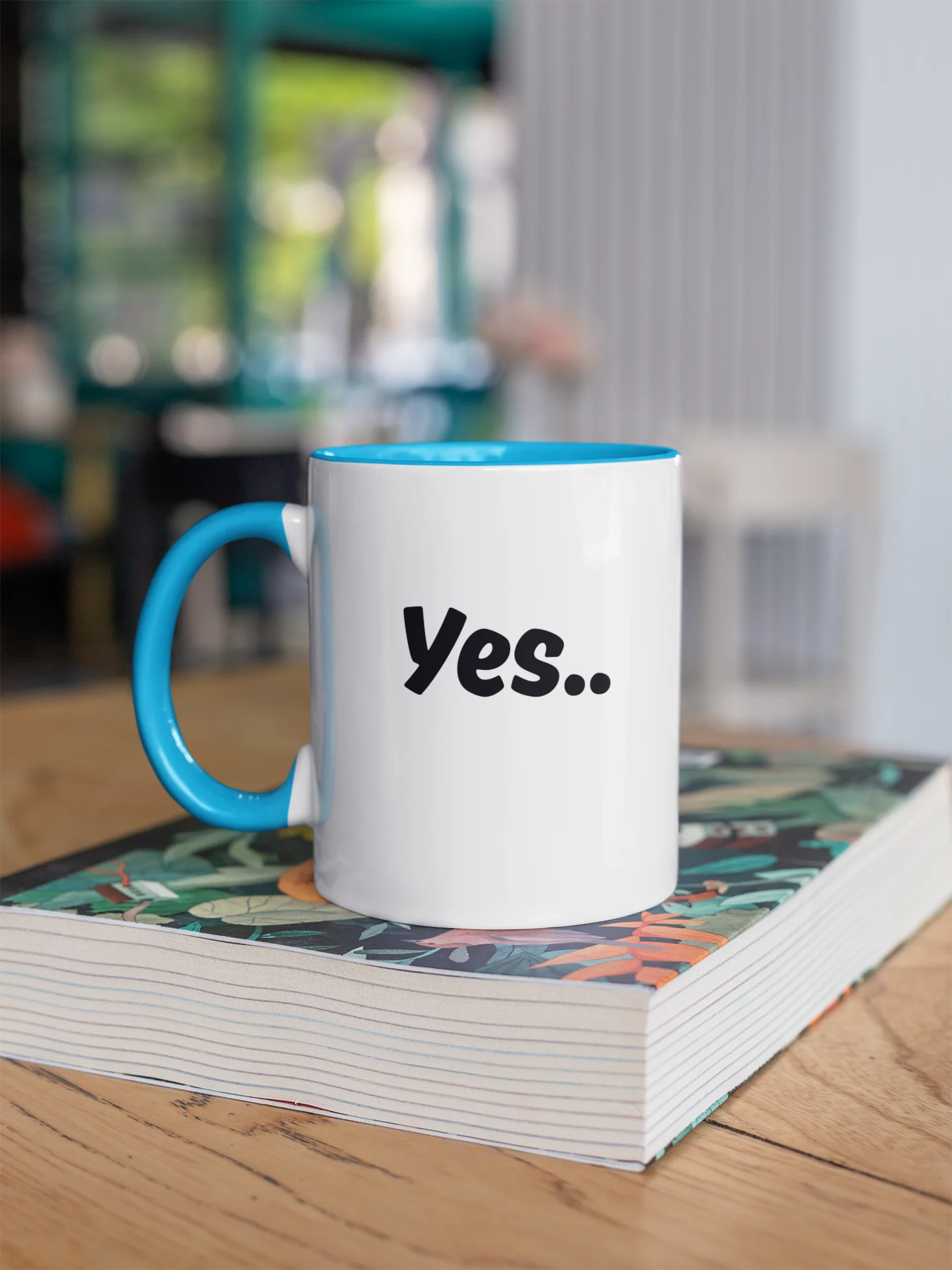 “Yes..” My Vibe Ceramic Mug with Color product image (1)