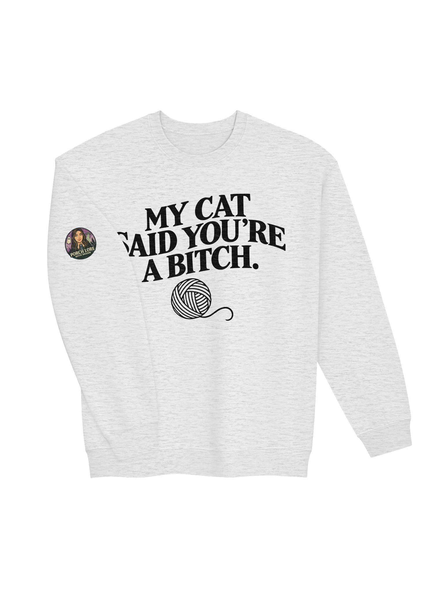 MERLIN SAID...CLASSIC CREW NECK SWEATSHIRT product image (44)