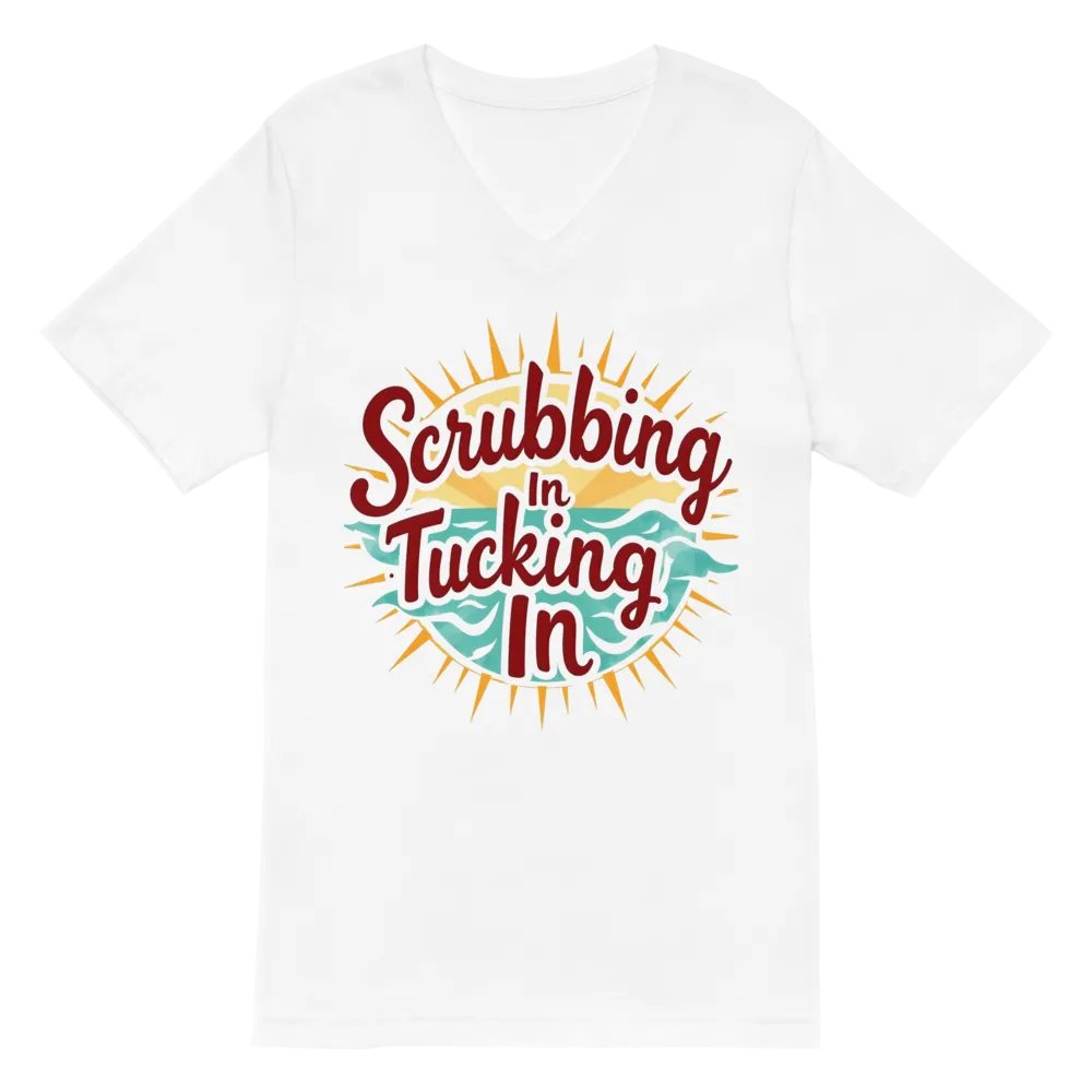 Sunshine Scrubbing In V-Neck Tee product image (6)