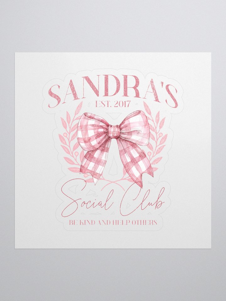 SANDRA'S Special Club Kiss Cut Stickers product image (1)