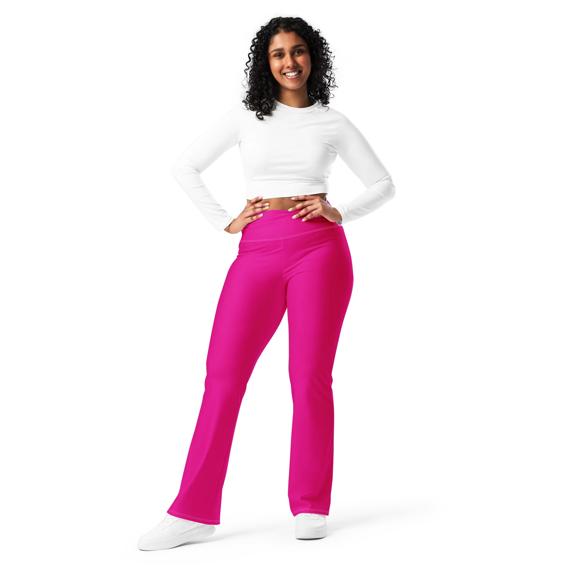 WyldFoxy Pink Flare Leggings product image (10)