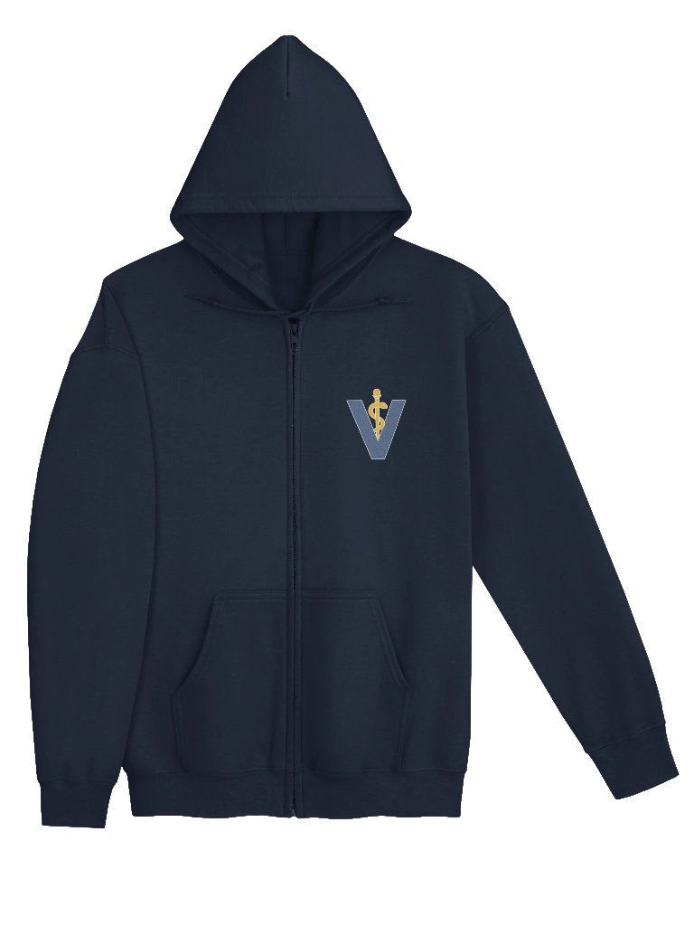 Veterinary Medicine - Never Forget Why You Started Navy Zip Up product image (3)