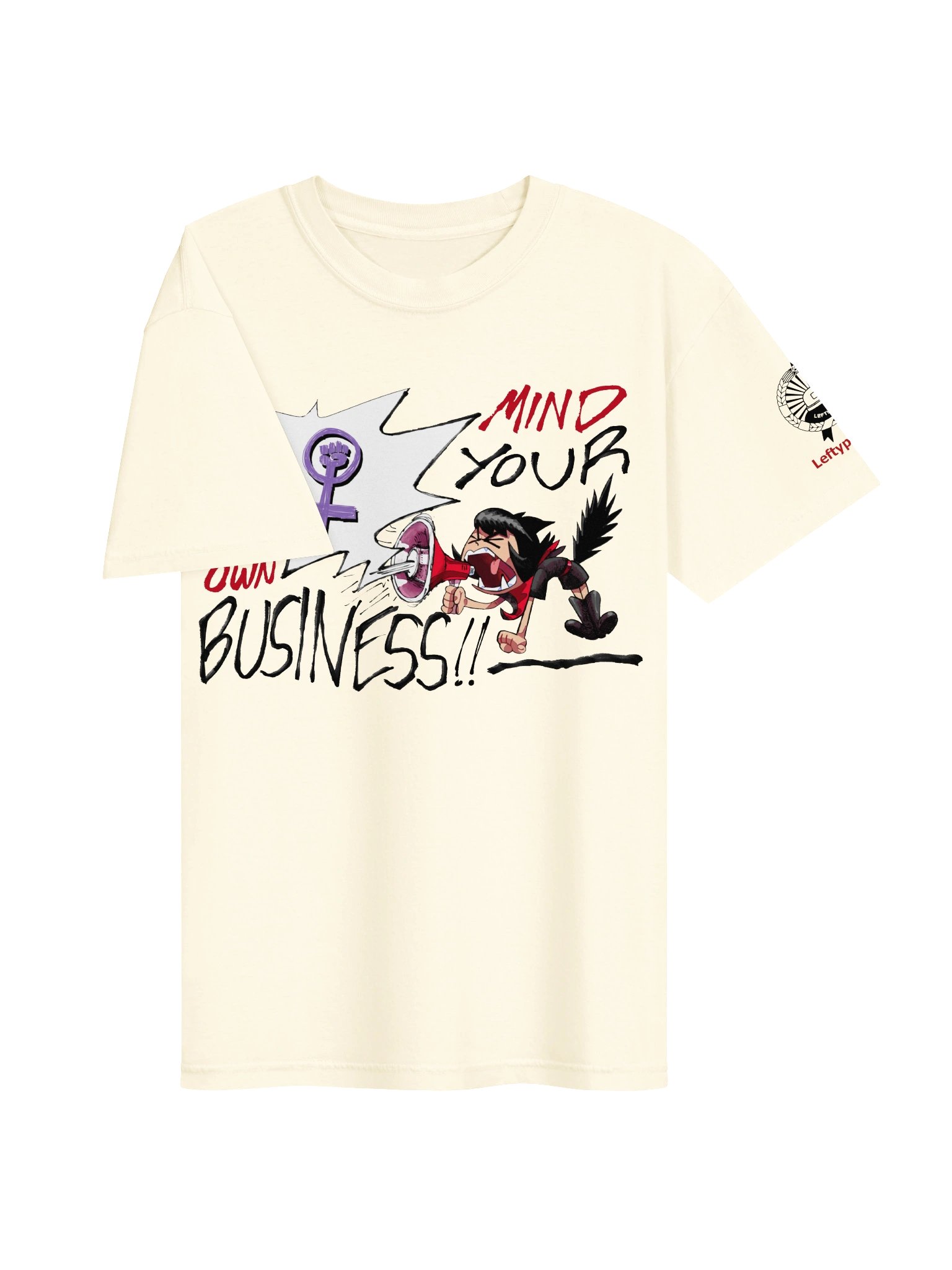 Alunya — “Mind Your Own Business!!” T-Shirt product image (3)