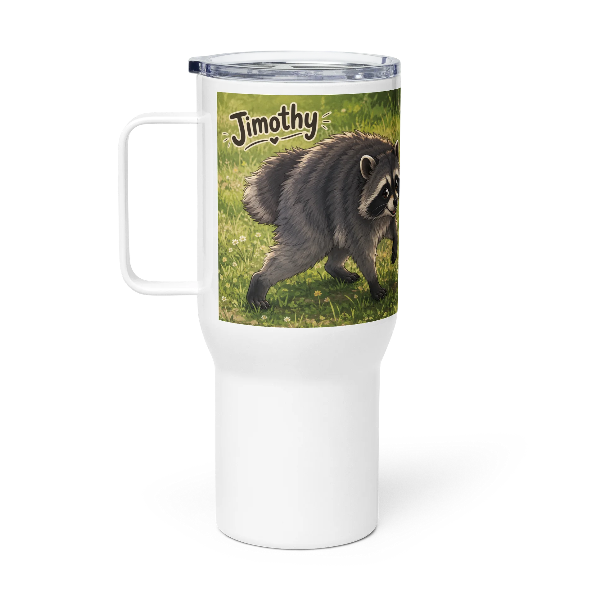 Jimothy Raccoon Travel Mug product image (1)