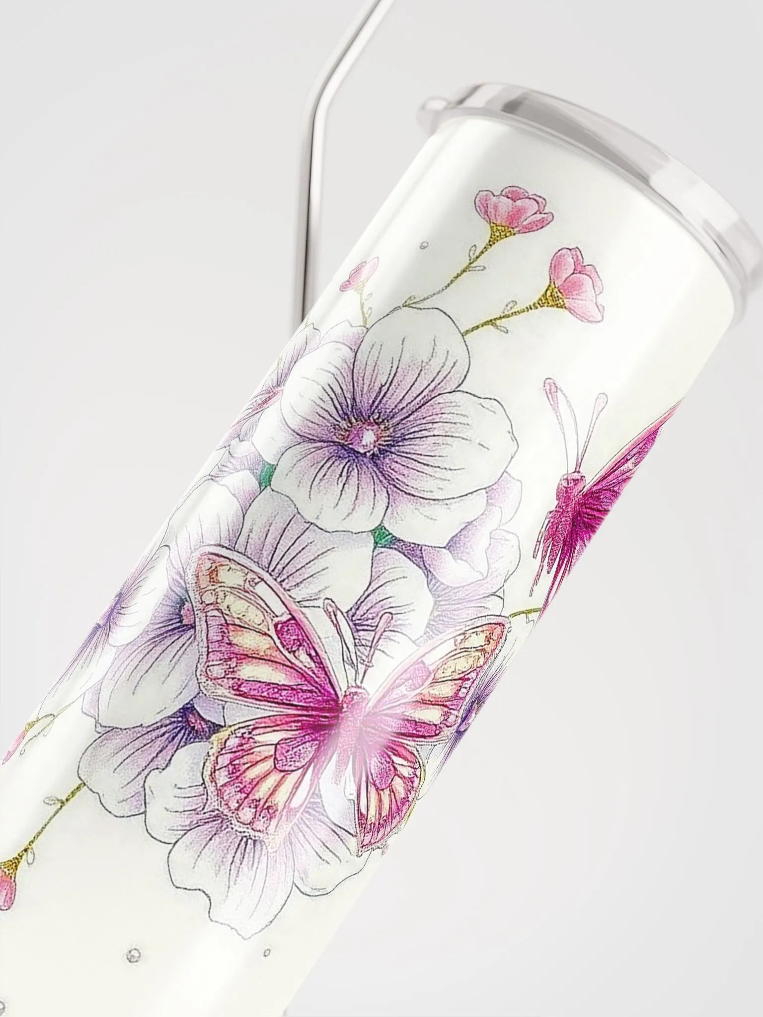 Magenta Butterfly Dreams Tumbler product image (5)
