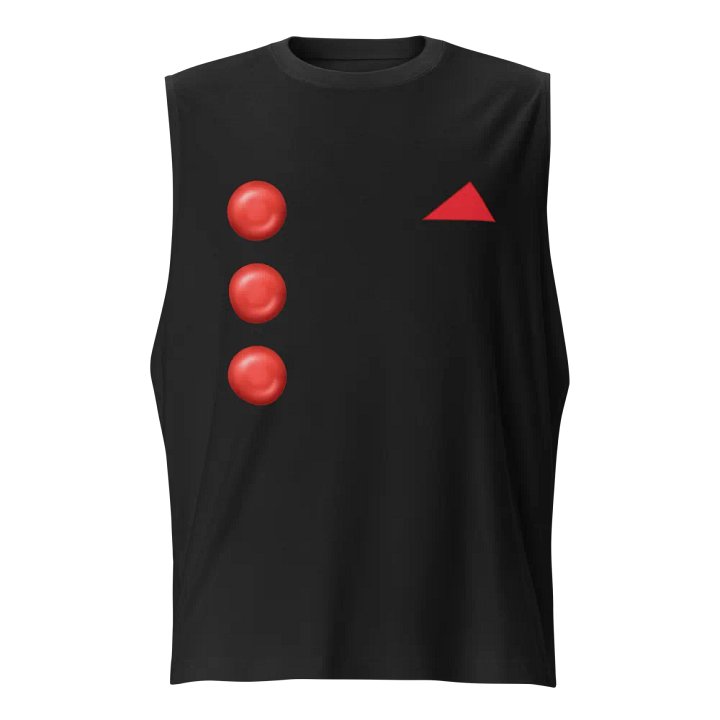 Red Button and Hankie Muscle Tank product image (1)
