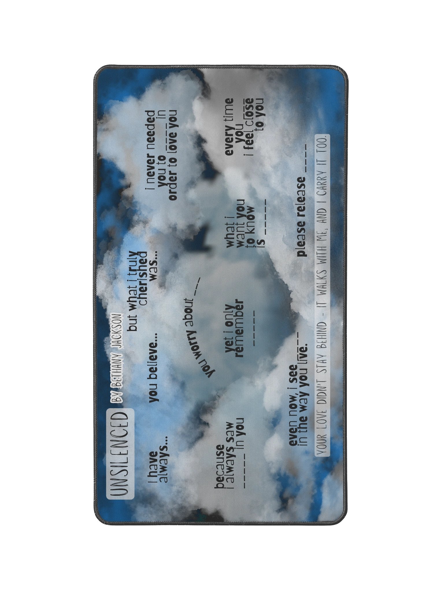 unsilenced mat (collab with bethany) product image (1)
