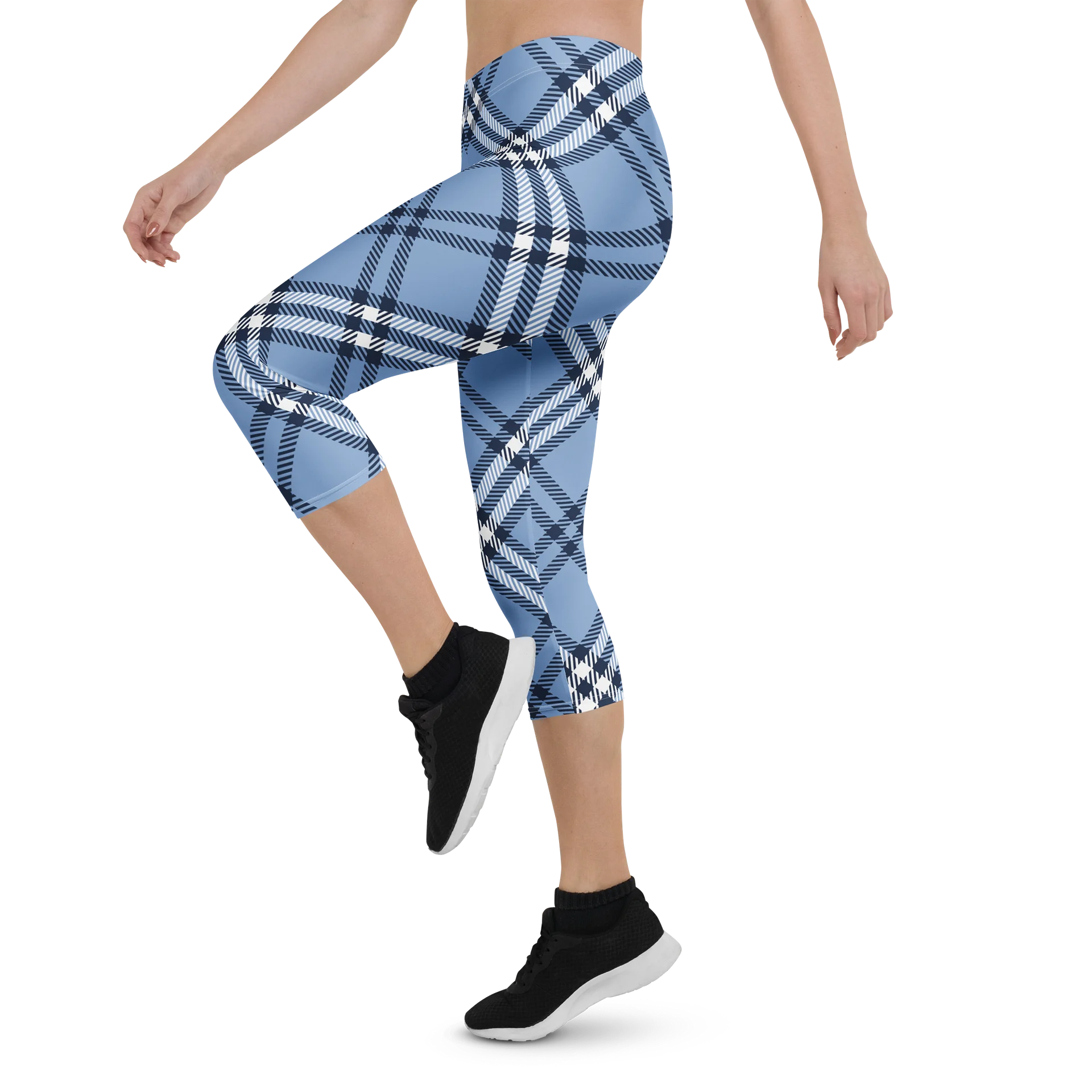 Blue stripes leggings product image (3)