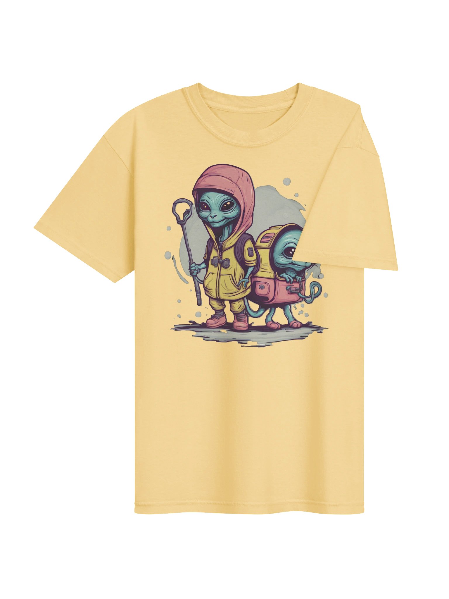 Cosmic Companions: The Intergalactic Wanderer & His Pocket-Sized Explorer product image (100)