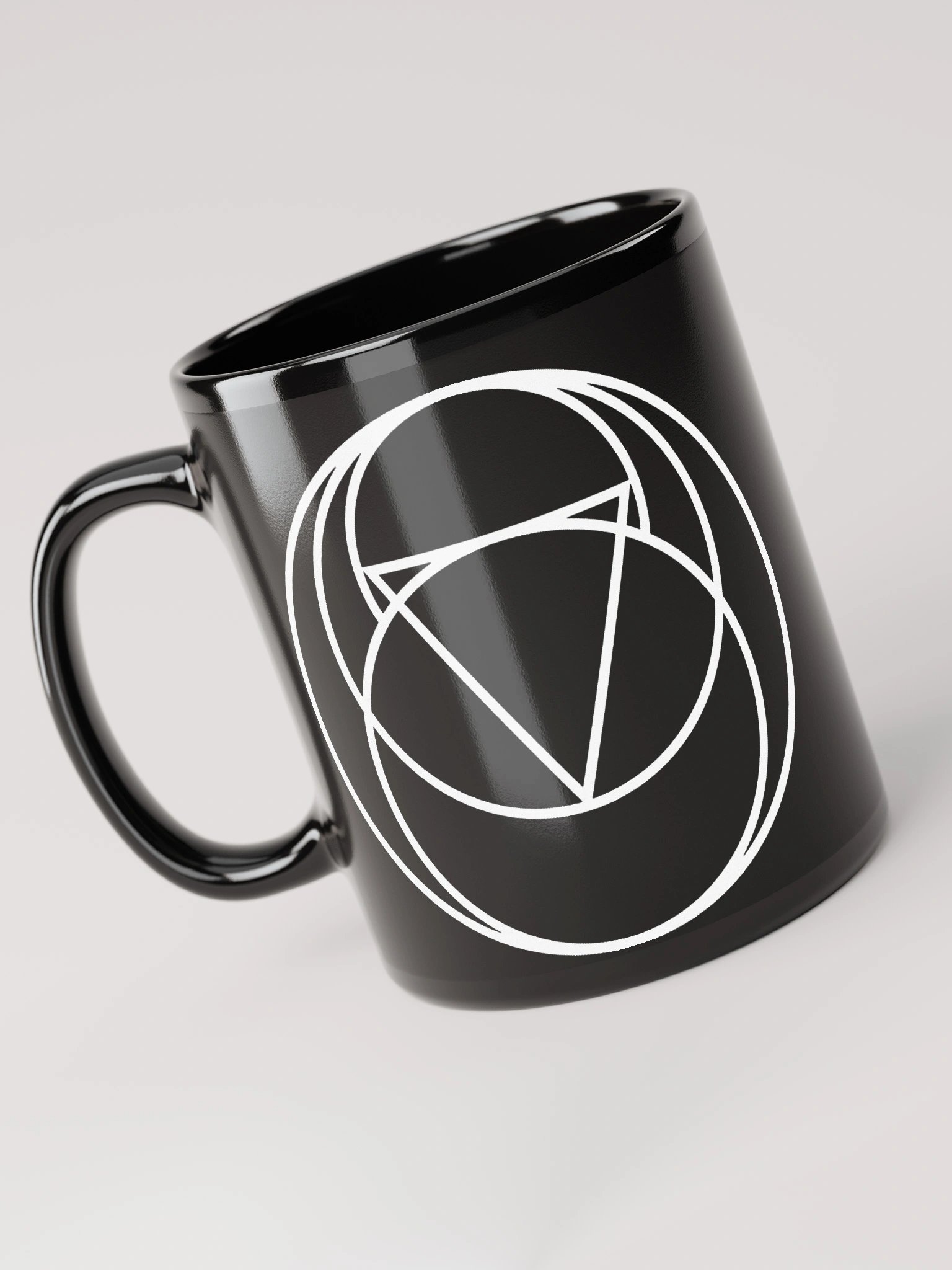 The WorldWith Black Glossy Mug product image (5)