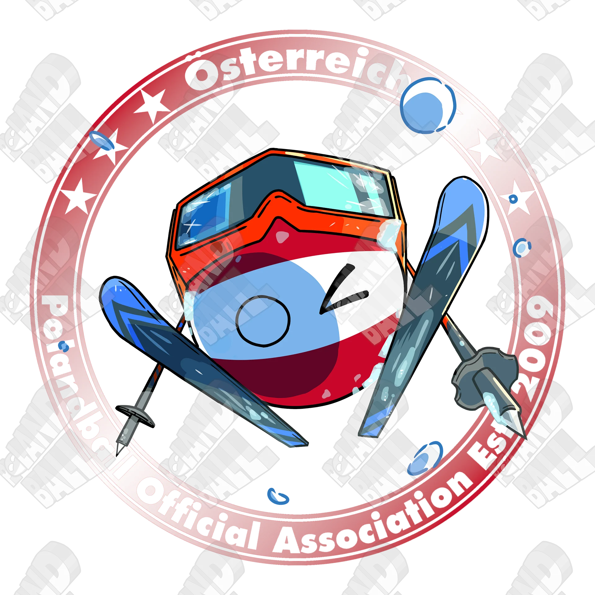 Polandball Official Association T-shirt - Austria product image (4)