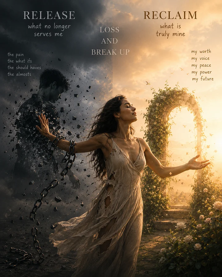 Release and Reclaim - Heartache, Loss, and Break Up Affirmation Recording product image (1)