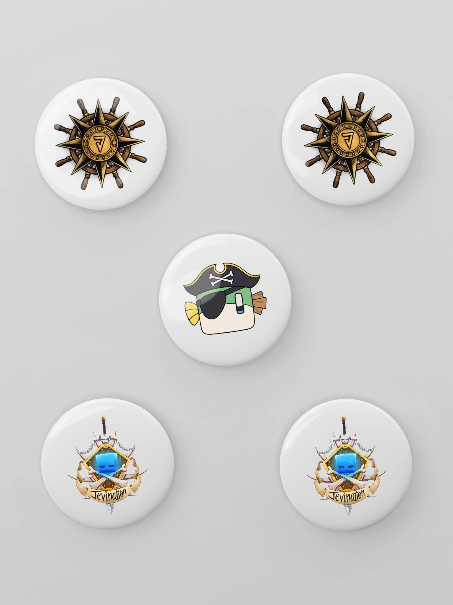 Pirate Jev's Pin Set! product image (2)