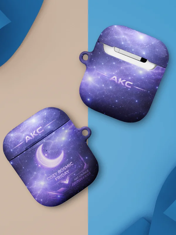 • AKC // Cozy Cosmic Friday AirPods® Case (Gen 1 & Gen 2) | Arkfall Kitty Collective product image (8)