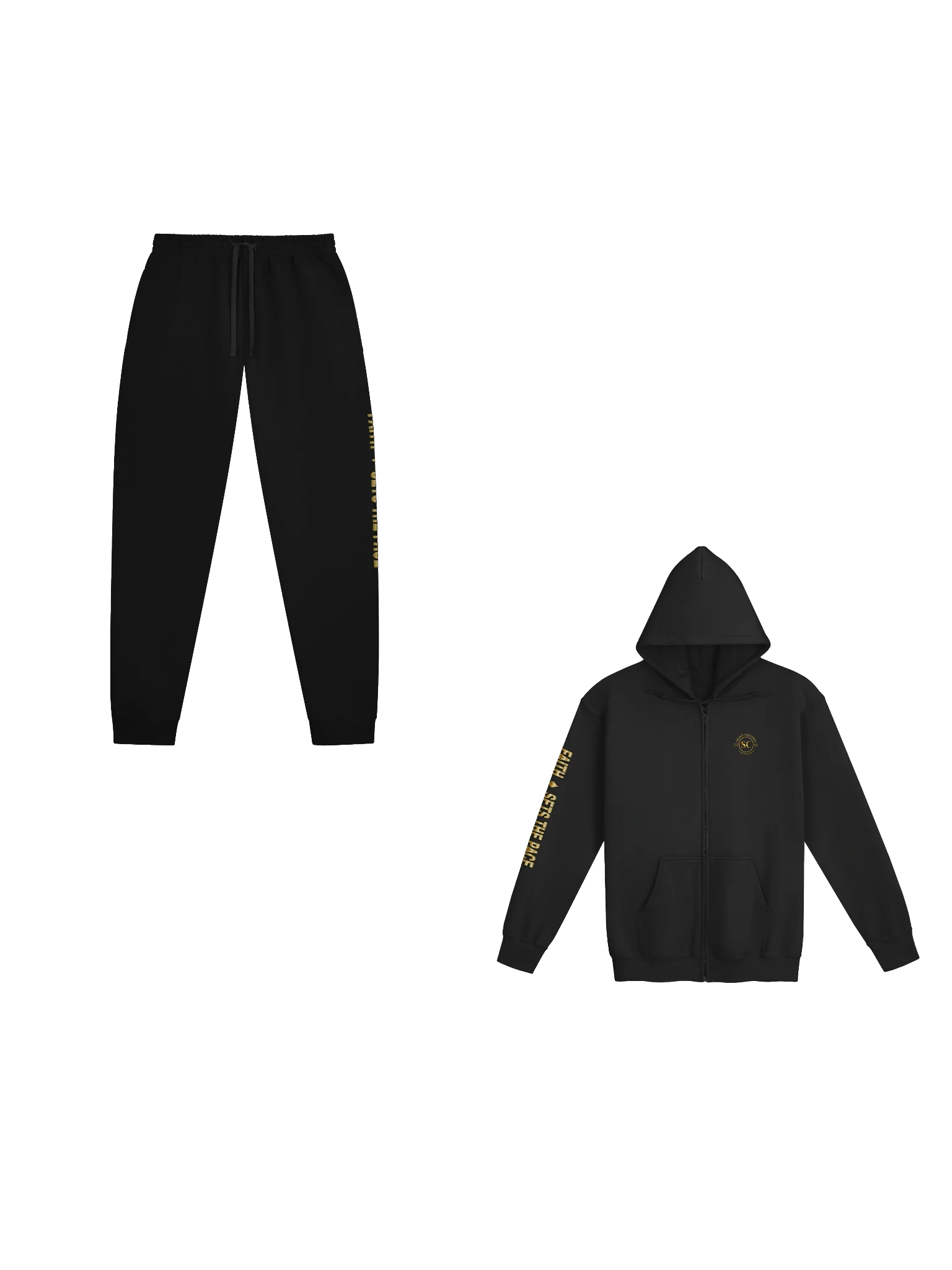 Faith Sets the Pace Matching Fleece Set product image (1)