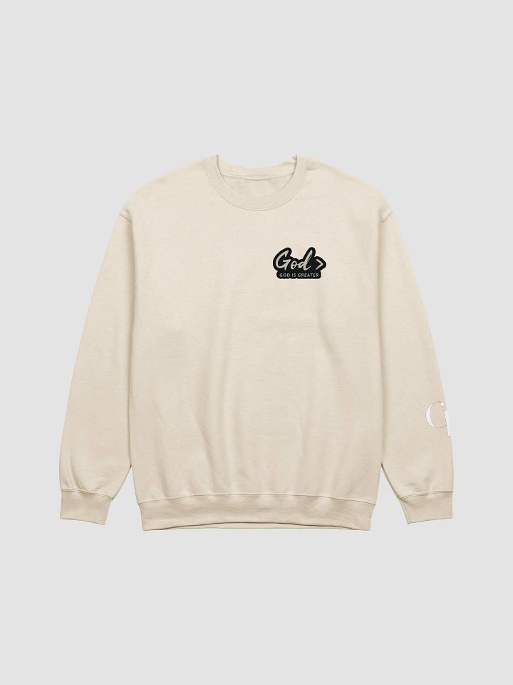 God > TAN TEXT Sweatshirt product image (1)