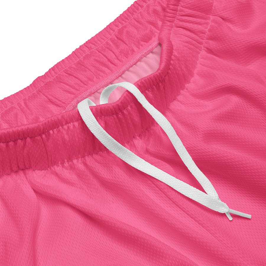 L'Agence Wish You Were Here! Mesh Shorts Pink product image (3)