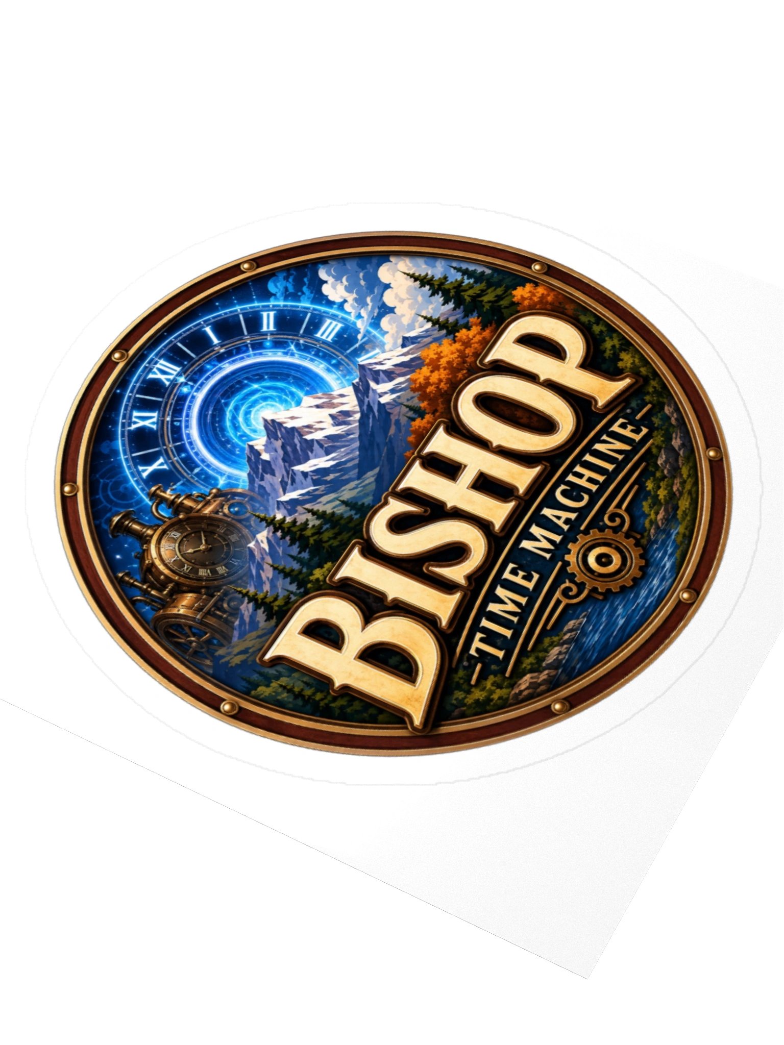 Bishop Time Machine Logo Sticker product image (7)