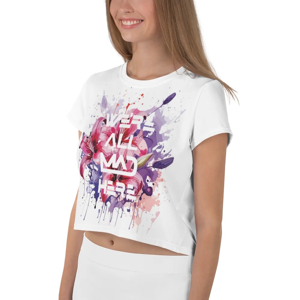 We're All Mad Here Boxy Crop product image (3)