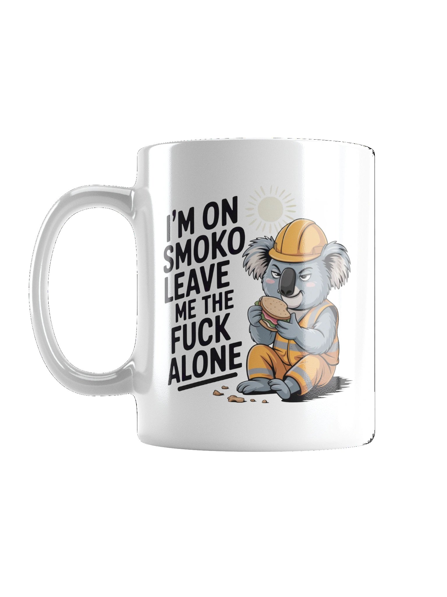 Smoko Koala Coffee Mug — Leave Me The Fuck Alone product image (2)