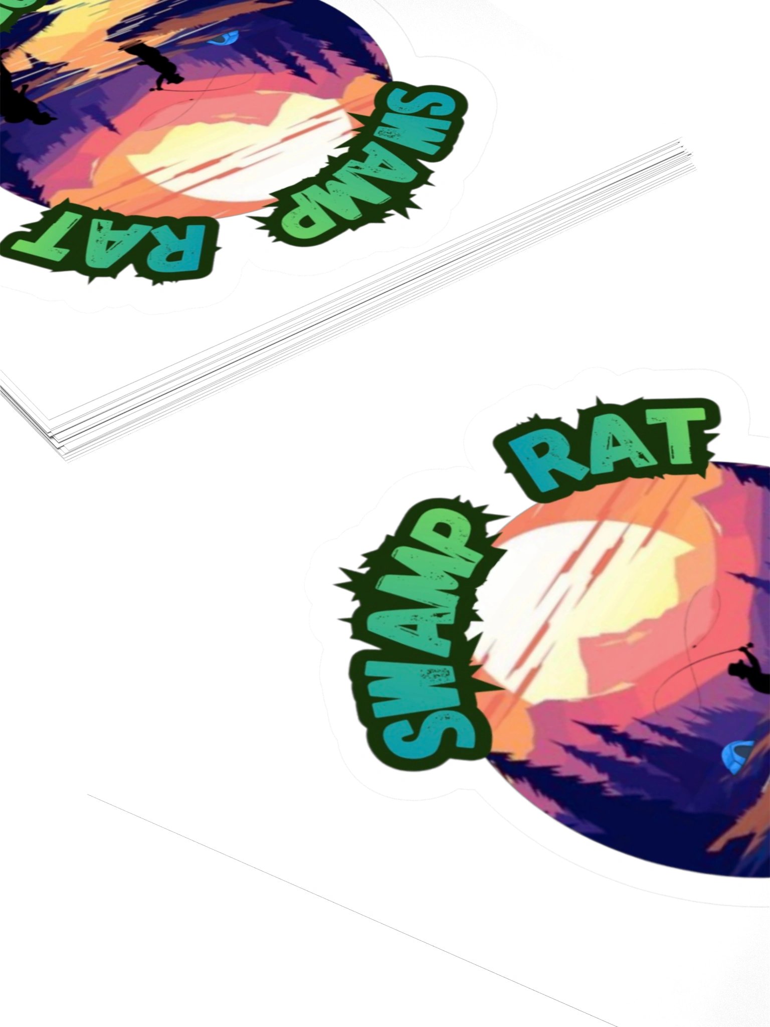 Swamp Rat Logo Sticker product image (4)